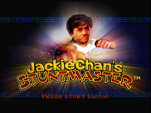 Jackie Chan Stuntmaster title screen for Playstation